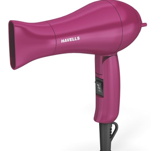 Havells 1000 Watt Foldable Hair Dryer; 2 Heat Settings (Hot/Warm), Heat Balance Technology | Purple | Your Perfect Blow Dry Companion For Effortless Hair Styling | Hd1810